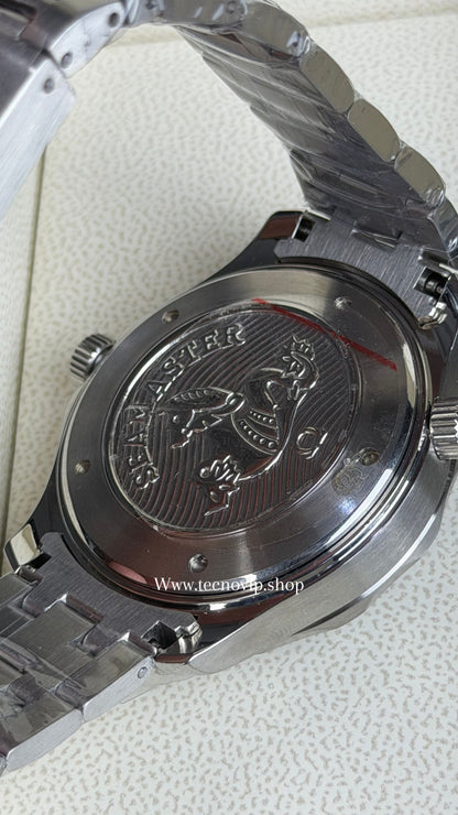 OMEGA SEASMASTER SILVER AND BLACK AAA+ (OPCIÓN A FULL SET)