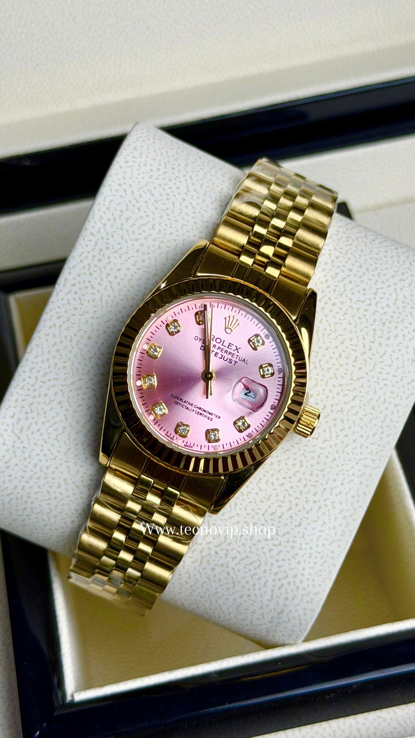 ROLEX PRESIDENCIAL GOLD AND PINK   (MUJER)