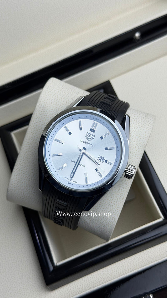 TAG CARRERA BLACK SILICONA