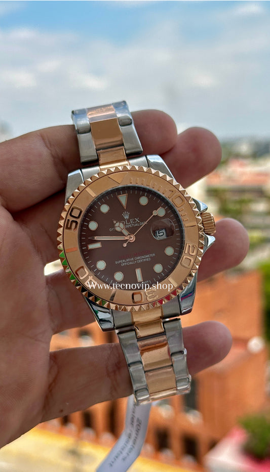 ROLEX YACH-MASTER CHOCOLATE COMBINADO SEMIAUTOMÁTICO