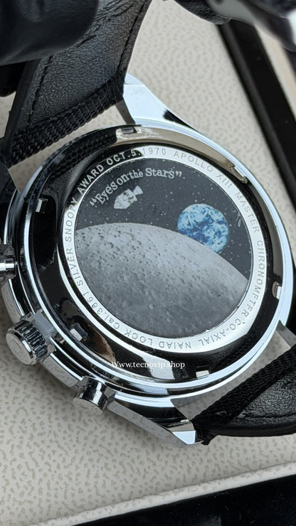 OMEGA SPEED MÁSTER SNOOPY WHITE PANDA LONA