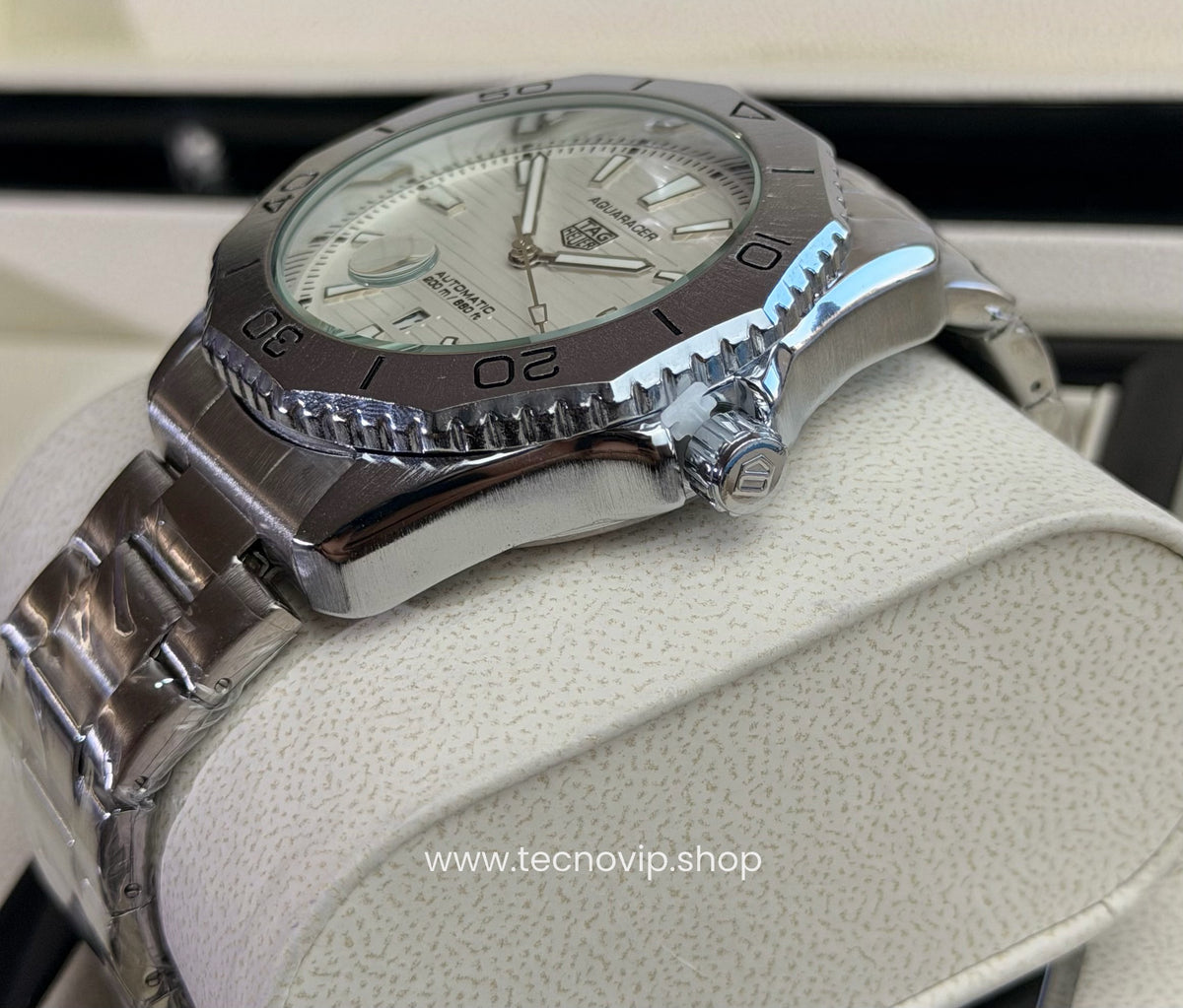 TAG Heuer Aquaracer Professional 200 Date Silver and White  Semiautomático