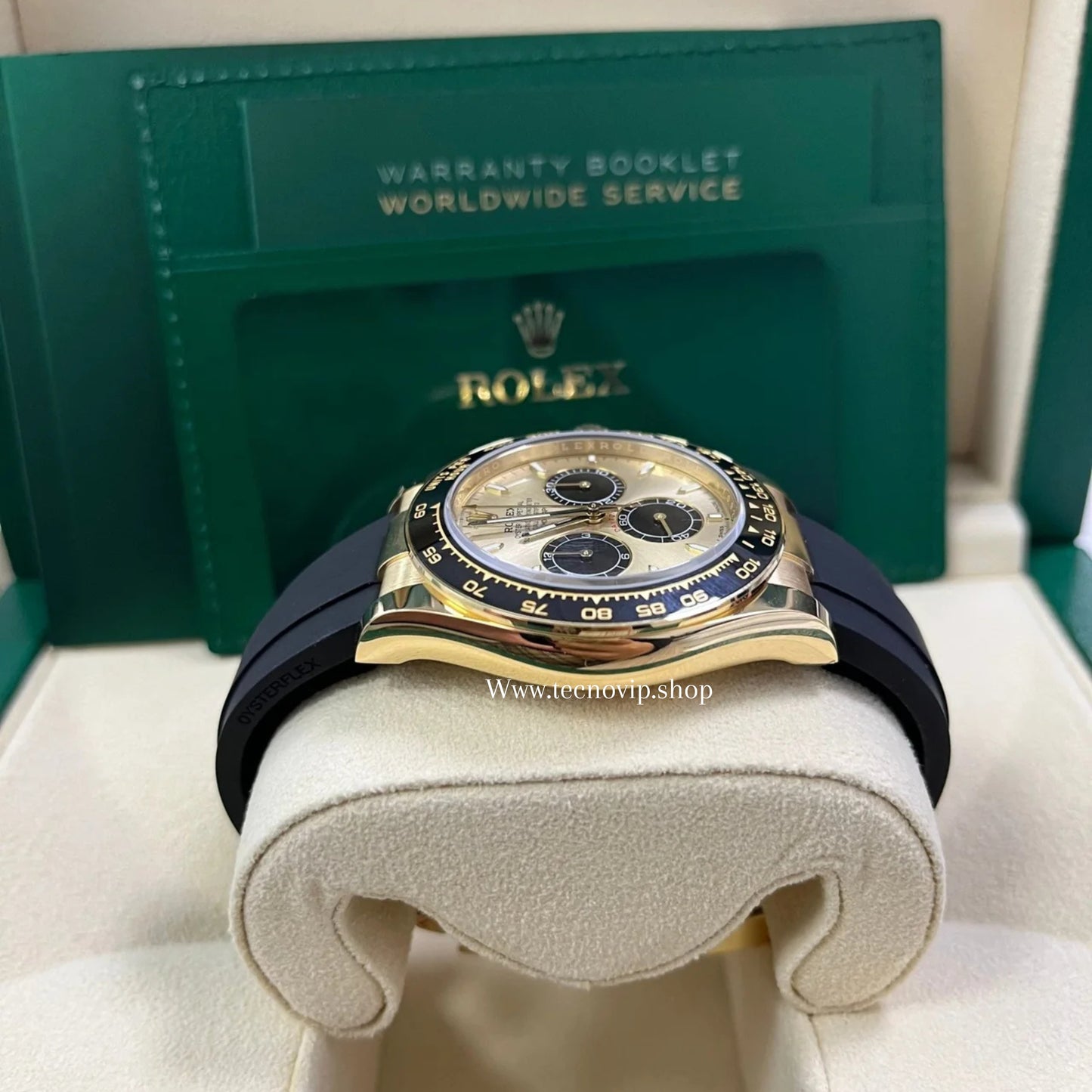 ROLEX YACHMASTER OYSTERFLEX GOLD AND BLACK FULL SET AAA