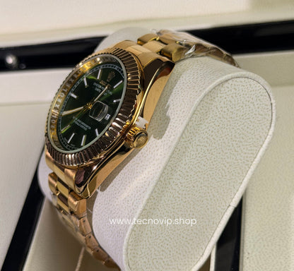 ROLEX DATEJUST GOLD AND GREEN  SEMIAUTOMÁTICO