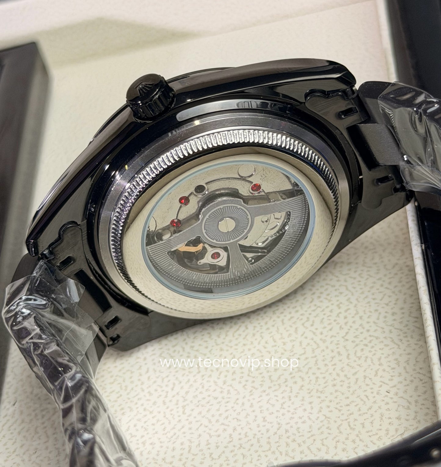 ROLEX MILGAUS BLACK AND BLACK SEMIAUTOMÁTICO