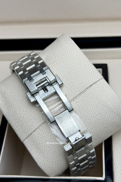 AUDHERMARS PIGUET SKELETON SILVER AND BLUE AAA+ (OPCIÓN A FULL SET)