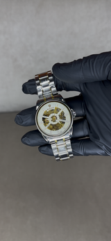 ROLEX SKELETON PLATA (AUTOMATICO) OF