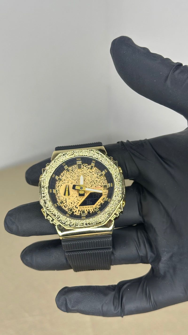 CASIO GOLD-BLACK(G-SHOCK)