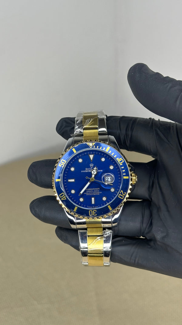 ROLEX SUBMARINER BLUE COMBINED