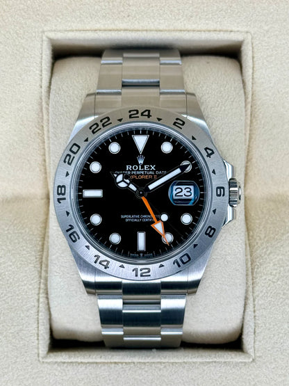 ROLEX EXPLORER II SILVER AND BLACK FULL SET AAA+