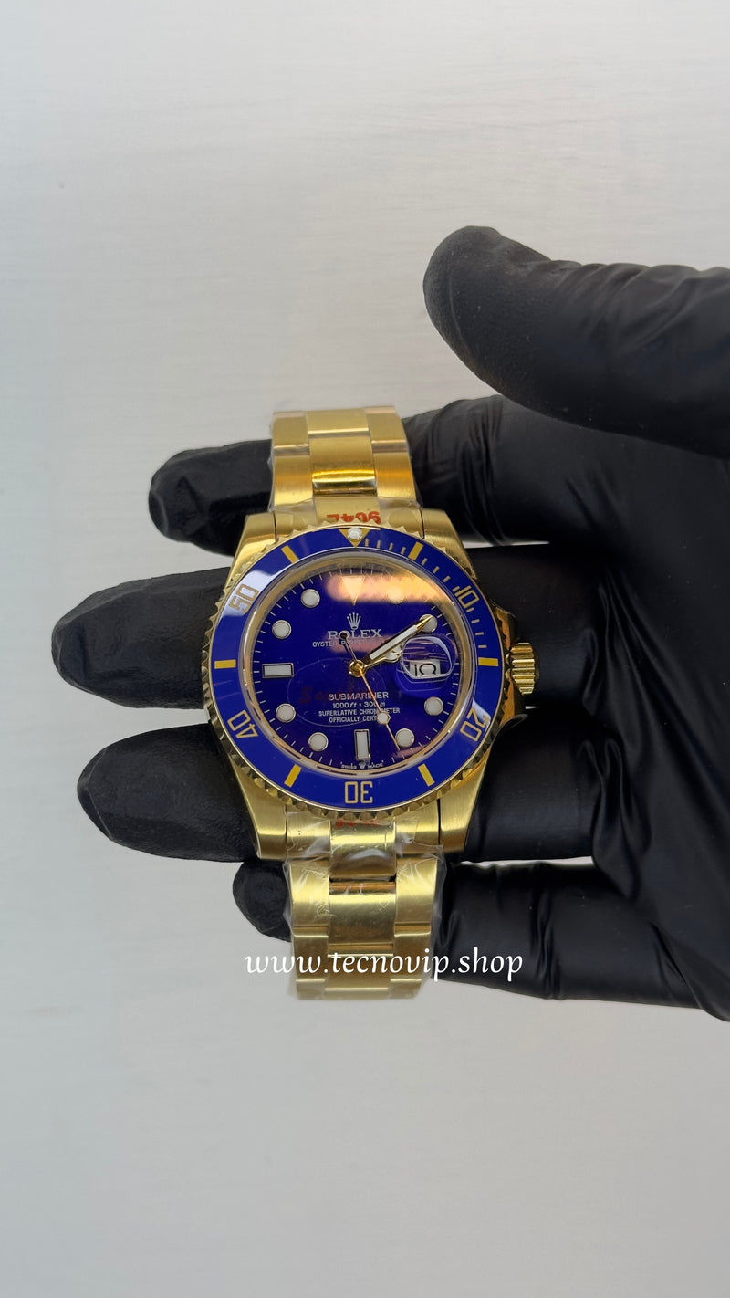 ROLEX SUBMARINER GOLD AND BLUE AAA