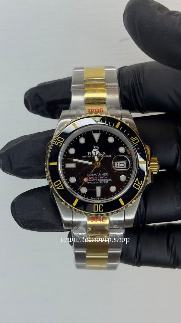 ROLEX SUBMARINER BLACK COMBINADO AAA