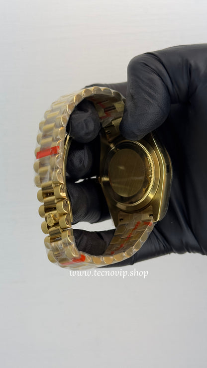 ROLEX DAY DATE GOLD AND GOLD AAA ESTRIADO