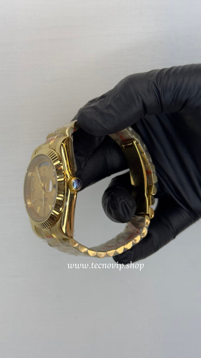 ROLEX DAY DATE GOLD AND GOLD AAA ESTRIADO