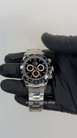 ROLEX DAYTONA SILVER AND BLACK AAA