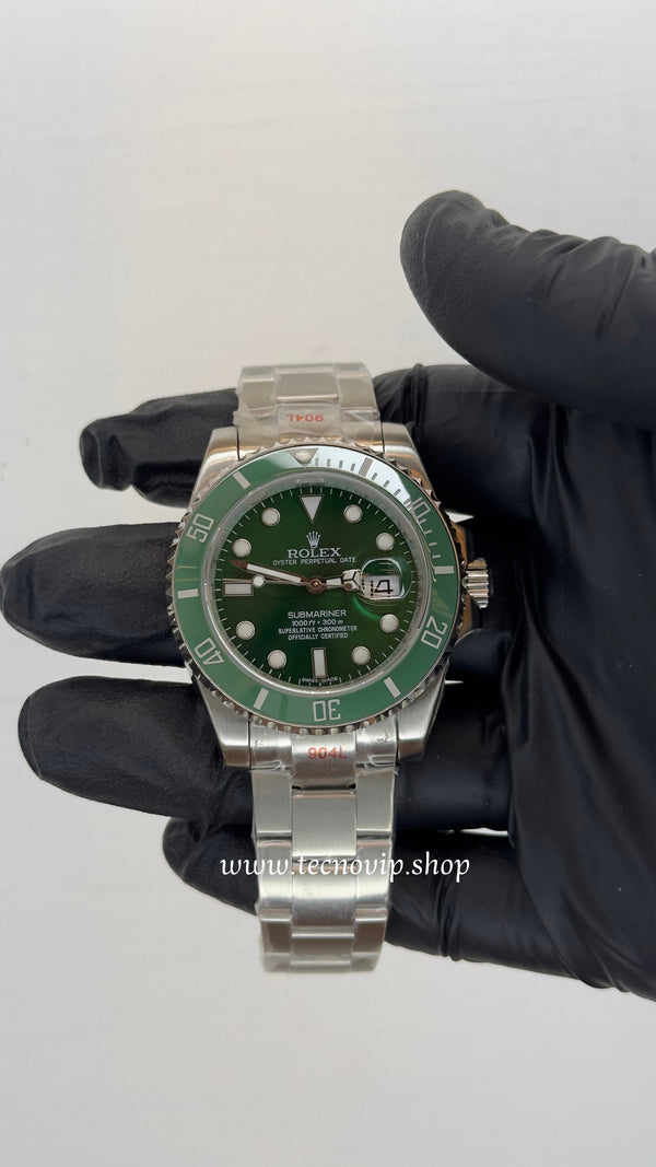 ROLEX SUBMARINER SILVER AND GREEN AAA