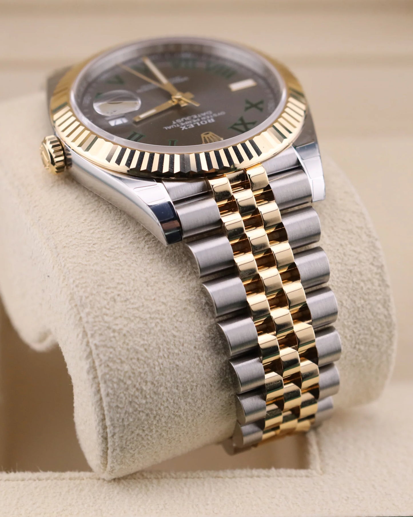 ROLEX DATEJUST WIMBLEDON COMBINADO FULL SET AAA+