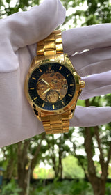 ROLEX SKELETON GOLD AND BLACK (AUTOMATICO)