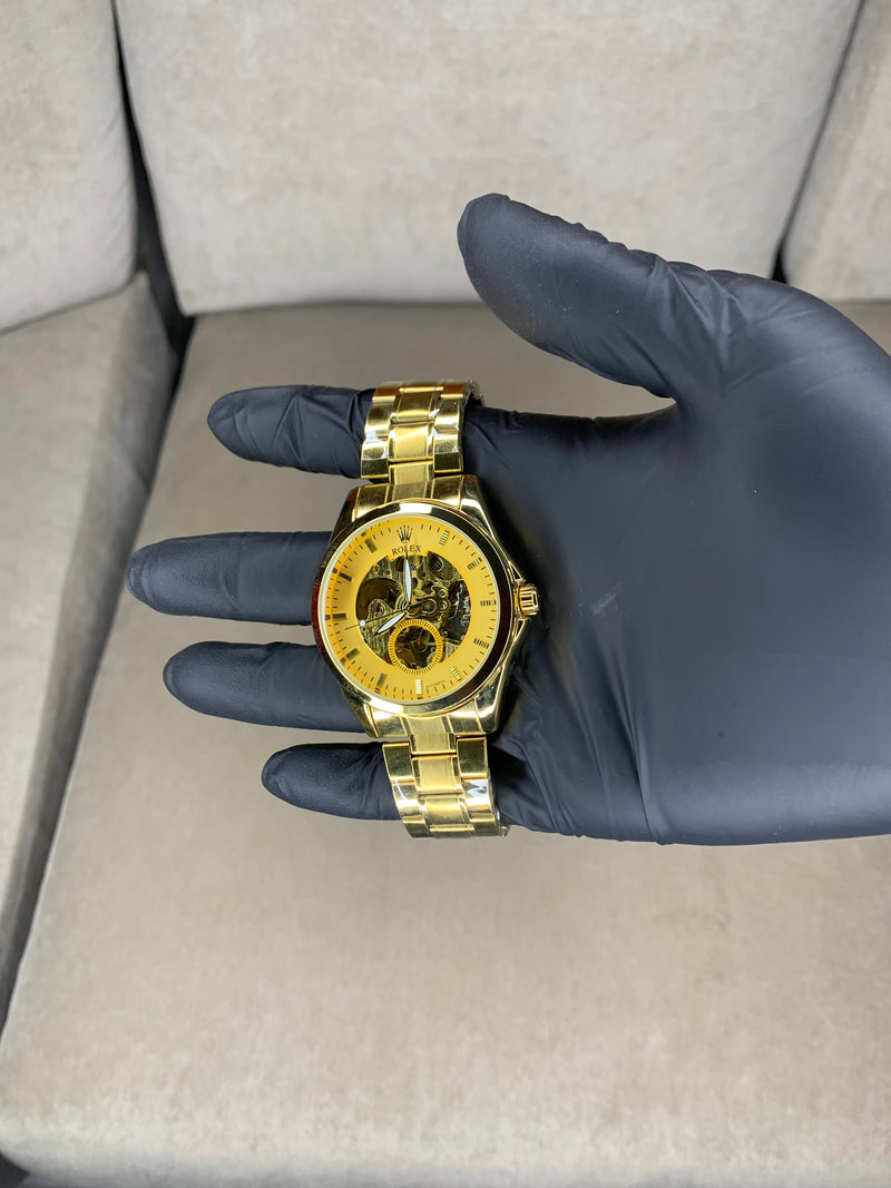 ROLEX SKELETON GOLD GOLD(AUTOMATICO)