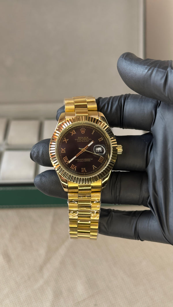 ROLEX PRESIDENCIAL GOLD AND BLACK