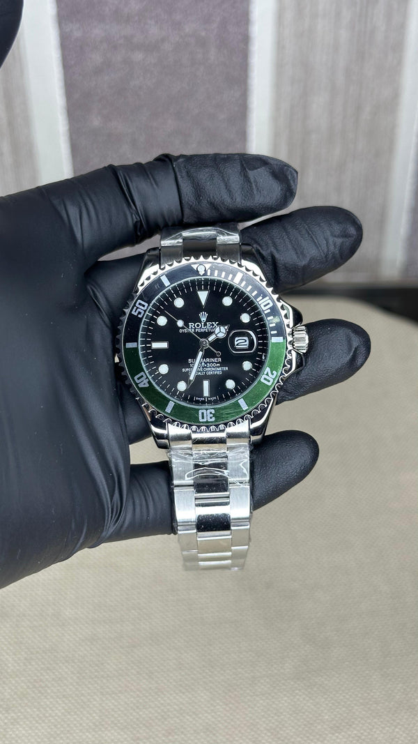 ROLEX SUBMARINER BLACK GREEN/BLACK