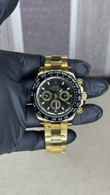 ROLEX DAYTONA GOLD AND BLACK