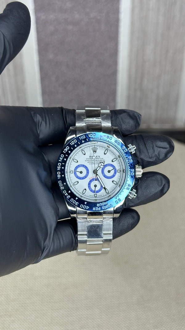 ROLEX DAYTONA WHITE AND BLUE