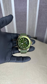 ROLEX SUBMARINER GREEN AND GOLD