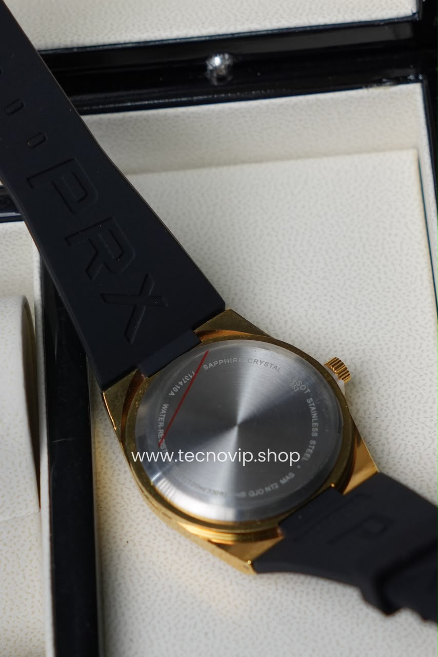 TISSOT PRX Gold AND BLACK  SILICONA SEMIAUTOMÁTICO