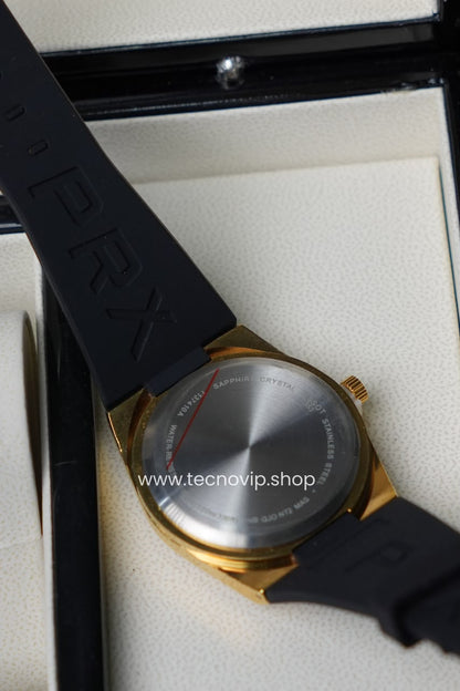 TISSOT PRX Gold AND BLACK  SILICONA SEMIAUTOMÁTICO