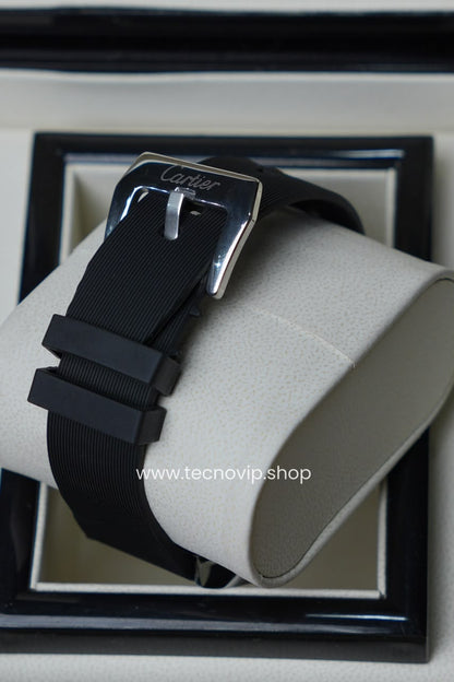 CARTIER SANTOS 100 WHITE  SILVER