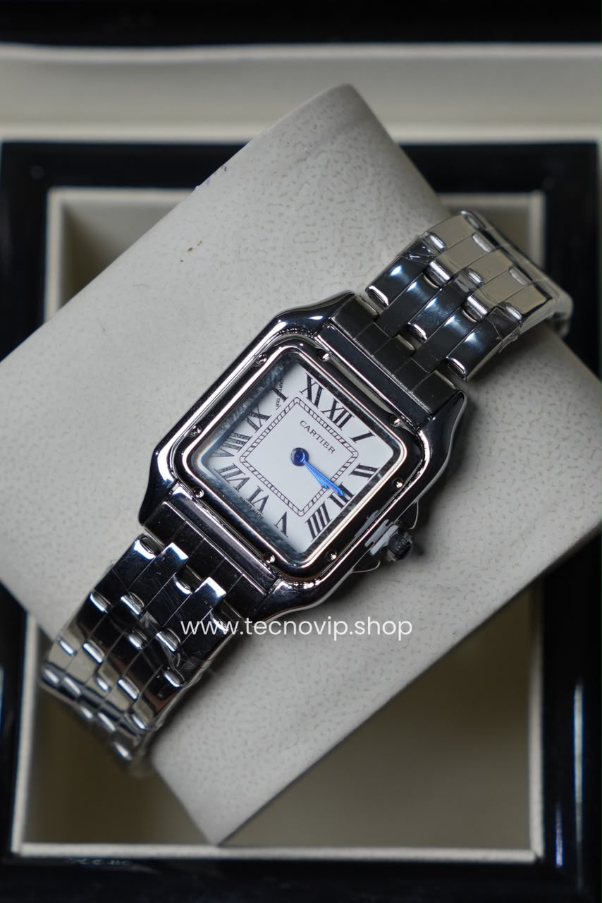 CARTIER SILVER AND WHITE (MUJER)