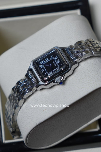 CARTIER SILVER AND BLACK 26 mm (MUJER)