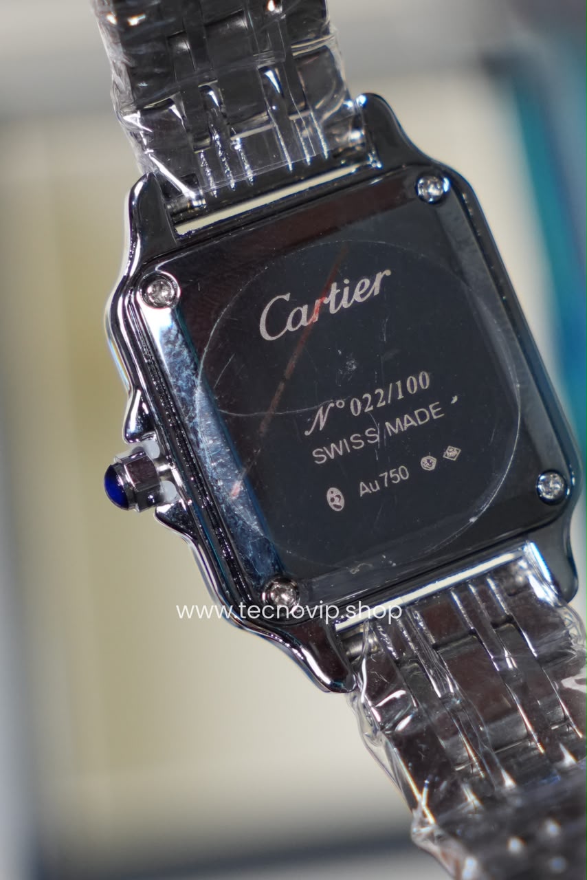 CARTIER SILVER AND BLACK 26 mm (MUJER)