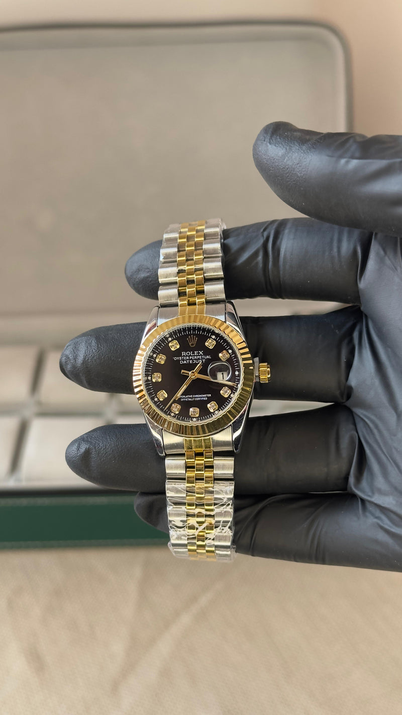 Rolex Girl Black Combinado