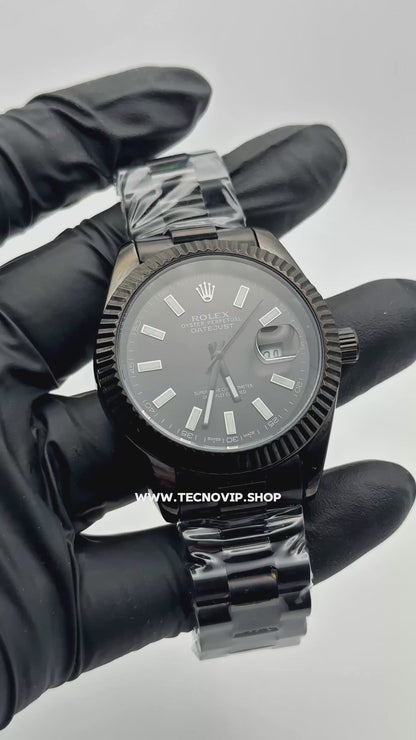 ROLEX DATEJUST BLACK BLACK