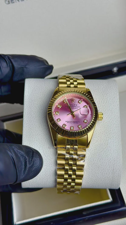 ROLEX PRESIDENCIAL GOLD AND PINK   (MUJER)