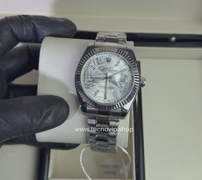 ROLEX DATEJUST WHITE PALMERA SEMIAUTOMÁTICO