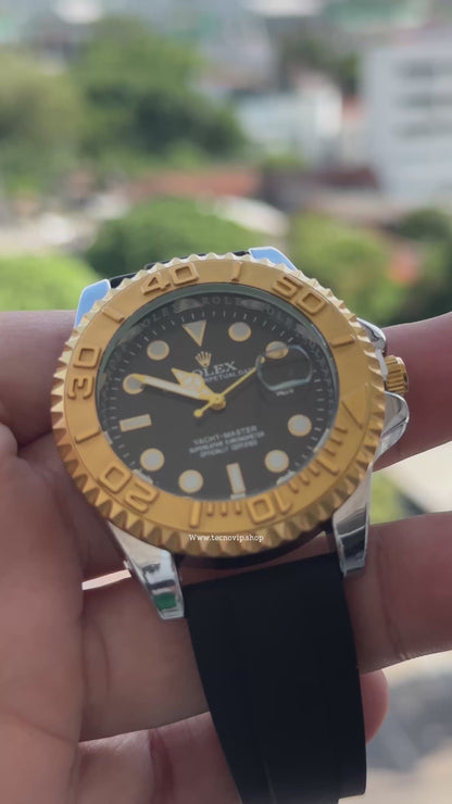 ROLEX YACHT-MASTER OYSTERFLEX BLACK COMBINED