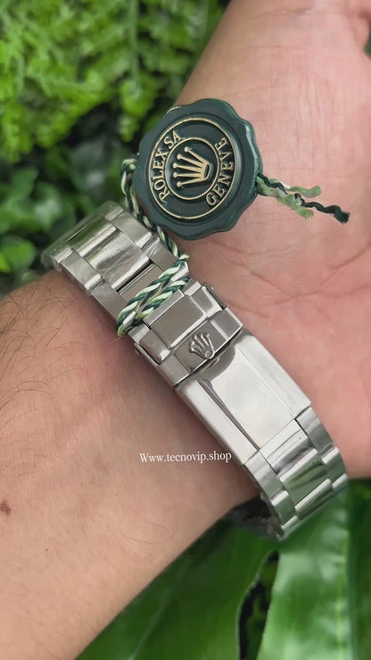 ROLEX DAY DATE SILVER AND BLACK SEMIAUTOMÁTICO