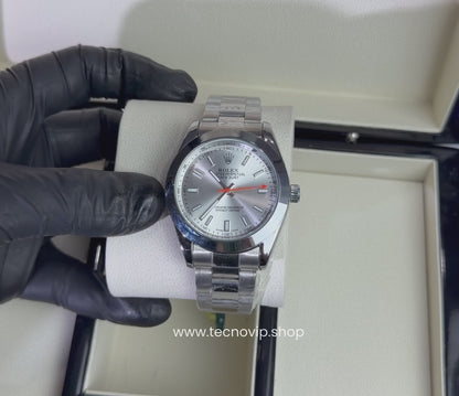 ROLEX MILGAUS SILVER AND WHITE SEMIAUTOMÁTICO