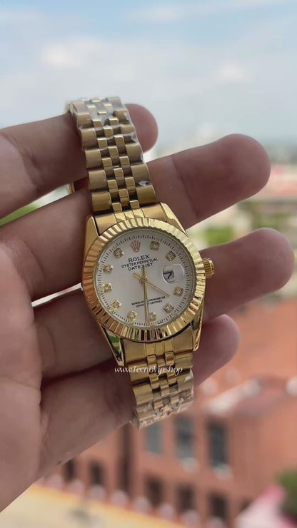 ROLEX PRESIDENCIAL GOLD AND WHITE    (MUJER)