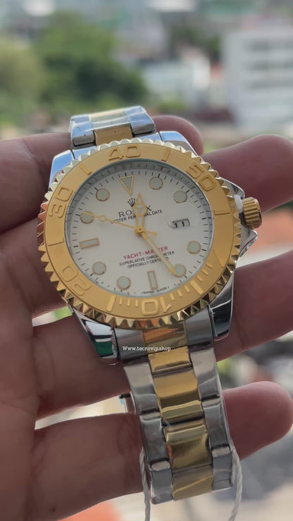 ROLEX YACH-MASTER  WHITE COMBINED SEMIAUTOMÁTICO