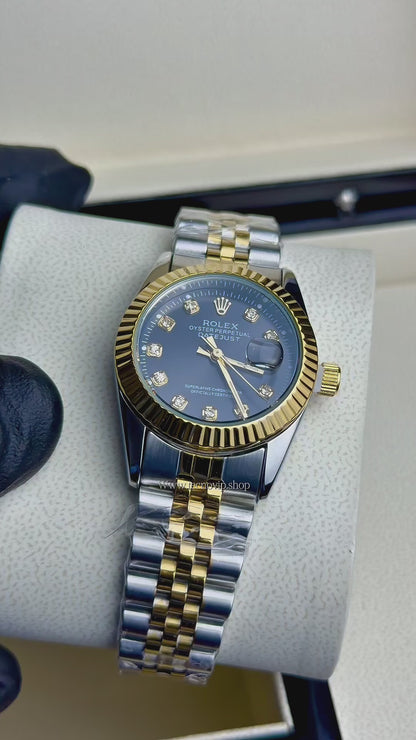 ROLEX PRESIDENCIAL BLACK COMBINADO   (MUJER)