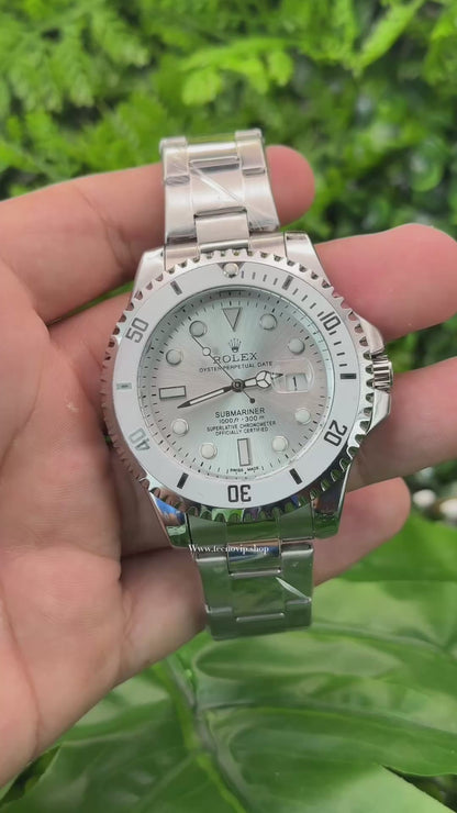 ROLEX SUBMARINER SILVER AND WHITE SEMIAUTOMÁTICO