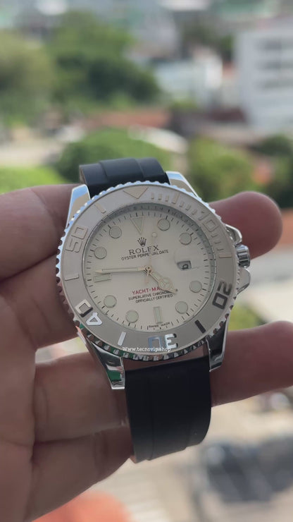ROLEX YACHT-MASTER OYSTERFLEX WHITE SEMIAUTOMÁTICO
