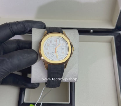 Patek Philippe Aquanaut Chronograph Gold and White