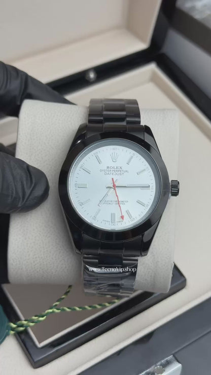 ROLEX MILGAUS BLACK WHITE S