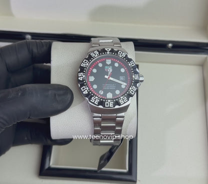 TAG Heuer Formula 1 Solargraph Silver and Black Semiautomático
