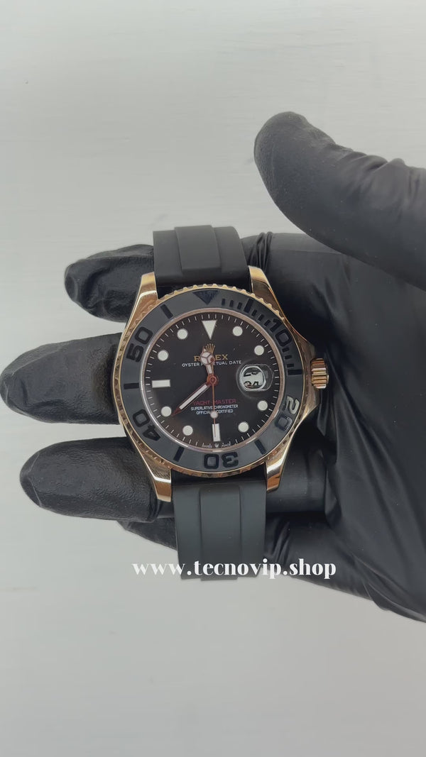 ROLEX SUBMARINER OYSTERFLEX BLACK COMBINADO AAA